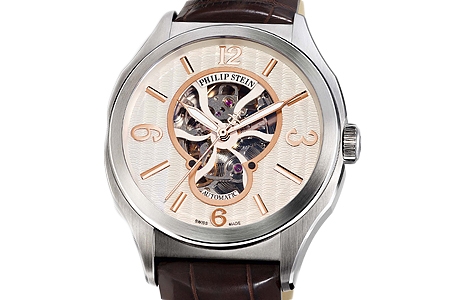 Philip Stein Prestige Round Skeleton Heart