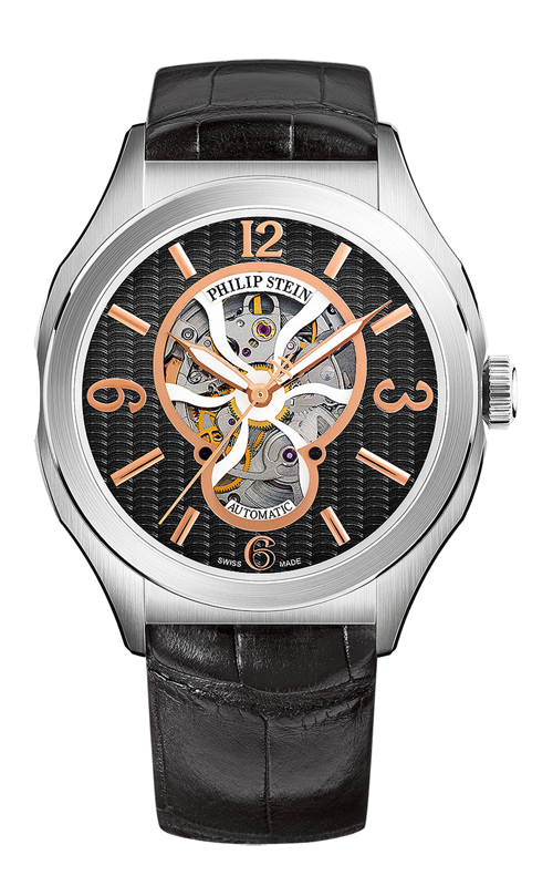 Philip Stein Prestige Round Skeleton Heart