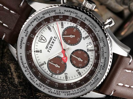Detomaso Firenze Brown-Silver